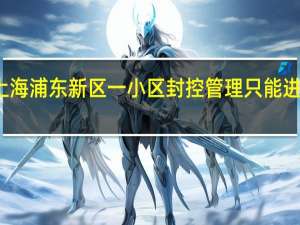上海浦东新区一小区封控管理 只能进不能出