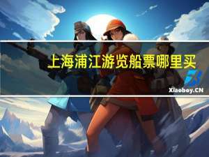 上海浦江游览船票哪里买