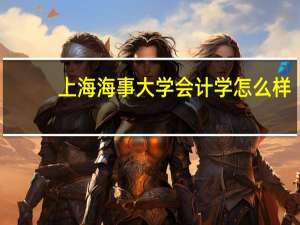 上海海事大学会计学怎么样