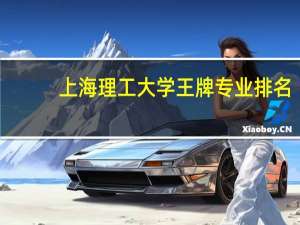 上海理工大学王牌专业排名