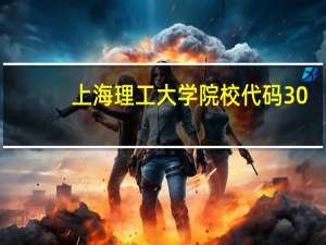 上海理工大学院校代码30
