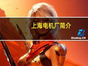 上海电机厂简介