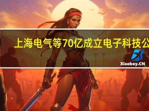 上海电气等70亿成立电子科技公司