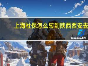 上海社保怎么转到陕西西安去