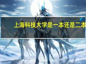 上海科技大学是一本还是二本