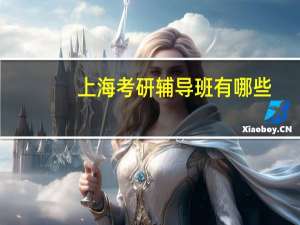上海考研辅导班有哪些