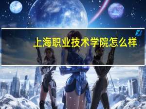 上海职业技术学院怎么样