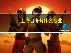 上海自考有什么专业