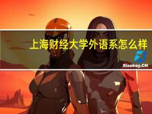 上海财经大学外语系怎么样