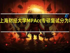上海财经大学MPAcc专硕复试分为哪几种