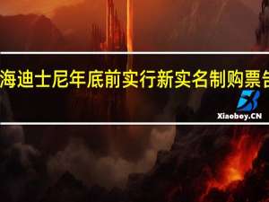 上海迪士尼年底前实行新实名制购票 告别黄牛，安心游园