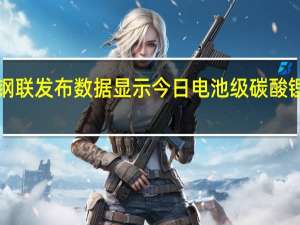 上海钢联发布数据显示今日电池级碳酸锂跌1500元/吨均价报19.05万元/吨