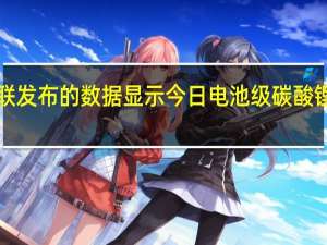 上海钢联发布的数据显示今日电池级碳酸锂下跌2000元/吨均价报16.8万元/吨