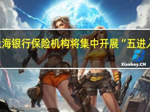 上海银行保险机构将集中开展“五进入”活动