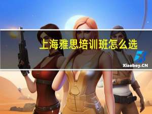 上海雅思培训班怎么选
