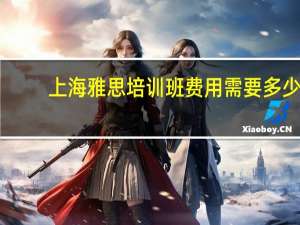 上海雅思培训班费用需要多少