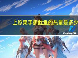 上珍果 手撕鱿鱼的热量是多少