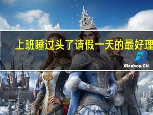 上班睡过头了请假一天的最好理由