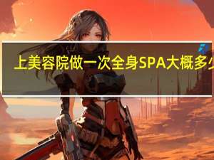 上美容院做一次全身SPA大概多少钱
