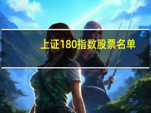 上证180指数股票名单