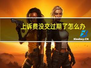 上诉费没交过期了怎么办