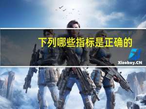下列哪些指标是正确的