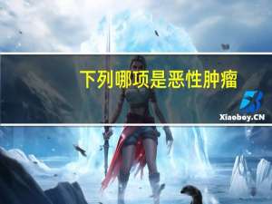 下列哪项是恶性肿瘤()
