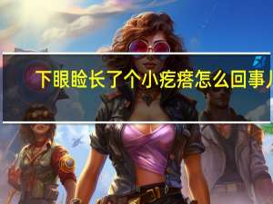 下眼睑长了个小疙瘩怎么回事儿（下眼睑长了个小疙瘩怎么回事）