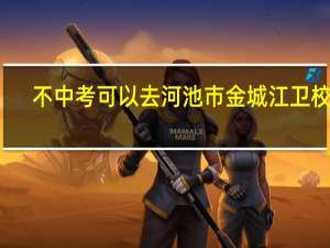 不中考可以去河池市金城江卫校吗