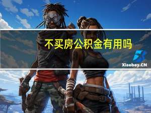 不买房公积金有用吗