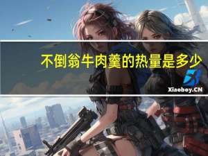 不倒翁 牛肉羹的热量是多少