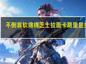 不倒翁 软绵绵芝士拉面卡路里是多少