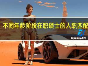 不同年龄阶段在职硕士的人职匹配程度