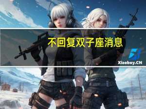 不回复双子座消息
