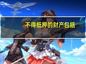 不得抵押的财产包括