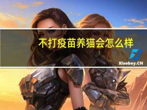 不打疫苗养猫会怎么样