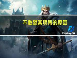 不敢望其项背的原因（不敢望其项背）
