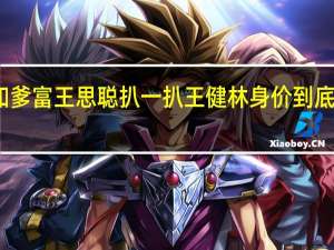 不知爹富王思聪 扒一扒王健林身价到底值多少钱