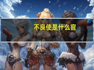 不良使是什么官