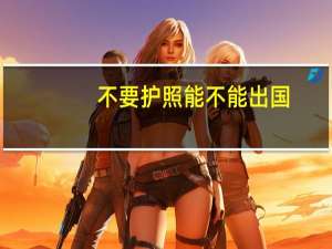 不要护照能不能出国