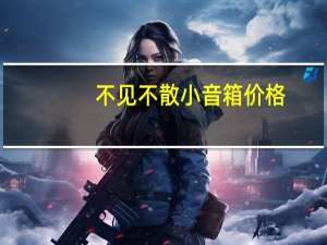 不见不散小音箱价格（不见不散小音箱）