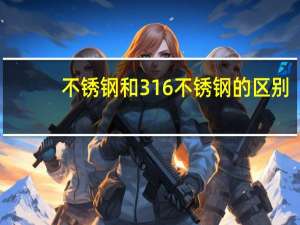 不锈钢和316不锈钢的区别