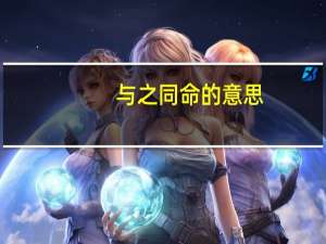 与之同命的意思