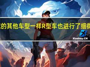 与思域的其他车型一样R型车也进行了细微的视觉更新