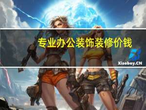 专业办公装饰装修价钱
