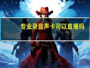专业录音声卡可以直播吗（专业录音声卡）