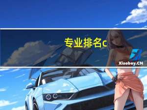 专业排名c+是什么 意思10