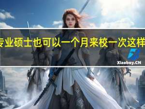 专业硕士也可以一个月来校一次这样学习吗