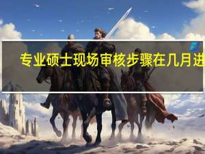 专业硕士现场审核步骤在几月进行