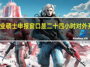 专业硕士申报窗口是二十四小时对外开放的吗